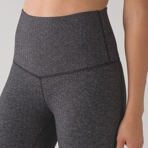 Lululemon Athletica High Times 7/8 Herringbone